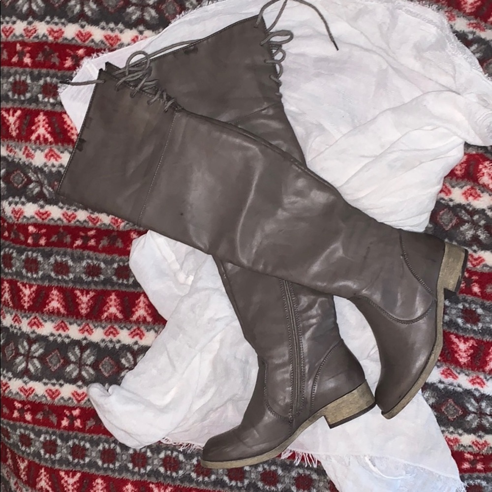 Tamara gray over the knee boots